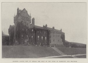 Hrad Brodick, Isle of Arran, sídlo vévody z Hamiltonu a Brandona od English Photographer