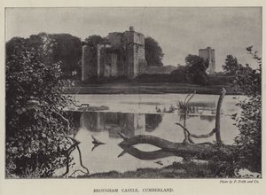 Hrad Brougham, Cumberland od English Photographer