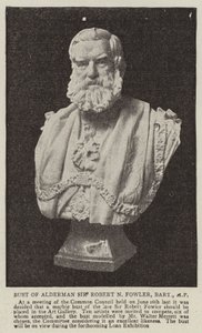 Busta konšela Sir Robert N Fowler, Baronet, MP od English Photographer