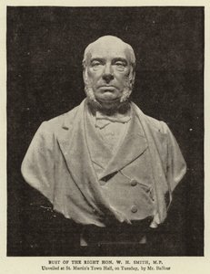 Busta správného ctihodného W. H. Smitha, MP od English Photographer