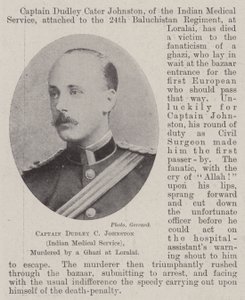 Kapitán Dudley C Johnston (indická lékařská služba), zavražděn Ghazi v Loralai od English Photographer