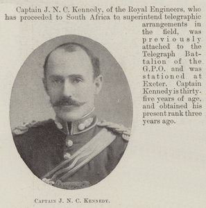 Kapitán J N C Kennedy od English Photographer