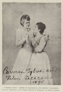 Carmen Sylva (královna Rumunska) a Helene Vacaresco od English Photographer