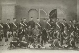 Cecil Rhodes, předseda vlády Kapské republiky (černobílá fotografie) od English Photographer