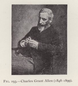 Charles Grant Allen (1848-1899), portrét (čb foto) od English Photographer