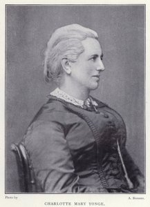 Charlotte Mary Yonge (černobílá fotografie) od English Photographer