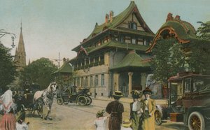 Budova v čínském stylu. Pohlednice odeslána v roce 1913. od English Photographer