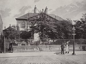 Christopher Norths Early Home, Paisley od English Photographer