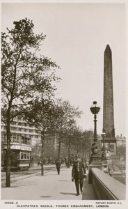 Cleopatras Needle, Thames Embankment, Londýn od English Photographer