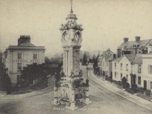 Věž s hodinami, Exeter, Devon od English Photographer