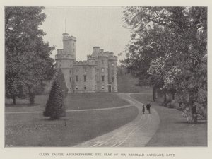 Hrad Cluny, Aberdeenshire, sídlo sira Reginalda Cathcarta, Baronet od English Photographer