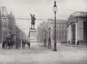 College Green, Dublin, se sochou Grattan od English Photographer