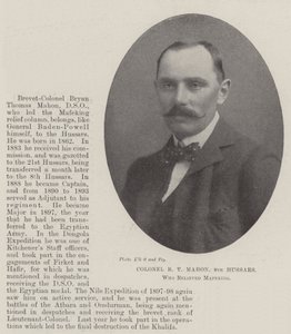 Plukovník B T Mahon, 8. husaři, který vystřídal Mafekinga od English Photographer