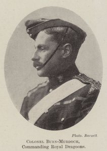 Plukovník Burn-Murdoch, velící Royal Dragoons od English Photographer
