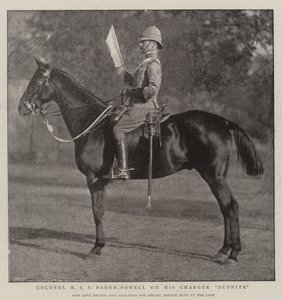 Plukovník RS Baden-Powell na svém Charger Aconite od English Photographer