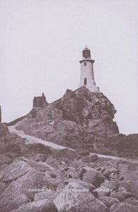 Maják Corbiere Jersey (č/b fotografie) od English Photographer