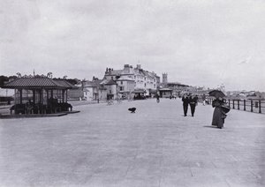 Cornwall: The Promenade, Penzance (černobílá fotografie) od English Photographer