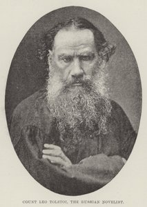 Hrabě Leo Tolstoj, ruský romanopisec od English Photographer