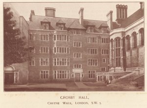 Crosby Hall, Cheyne Walk, Londýn od English Photographer