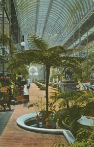 Crystal Palace, The Grand Nave, Londýn od English Photographer