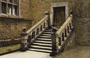 Dorothy Vernons Steps and Door, Haddon Hall od English Photographer