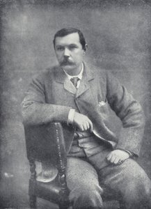 Dr A Conan Doyle (černobílá fotografie) od English Photographer