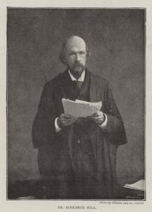 Dr Birkbeck Hill od English Photographer