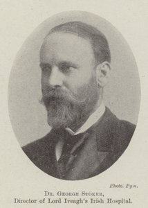 Dr George Stoker, ředitel irské nemocnice Lorda Iveaghse od English Photographer
