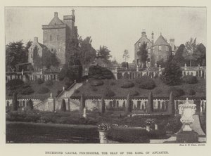 Hrad Drummond, Perthshire, sídlo hraběte z Ancasteru od English Photographer