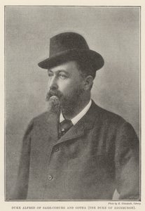 vévoda Alfred Saxe-Coburg a Gotha, vévoda z Edinburghu od English Photographer
