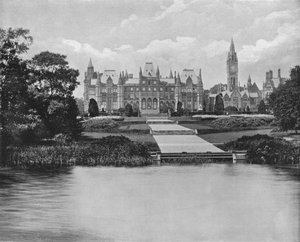 Eaton Hall (černobílá fotografie) od English Photographer