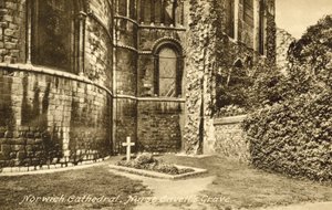 Hrob Edith Cavell, Norwich Cathedral, Norfolk od English Photographer