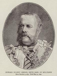 Edward Nugent Leeson, šestý hrabě z Milltownu od English Photographer