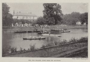 Ostrov Eel Pie Island, právě prodán v aukci od English Photographer