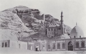 Egypt: Mokattan Hill (černobílá fotografie) od English Photographer