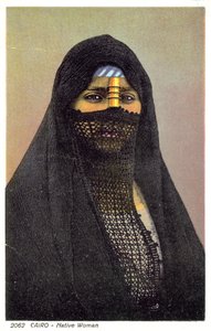 Egyptská žena (barevné foto) od English Photographer