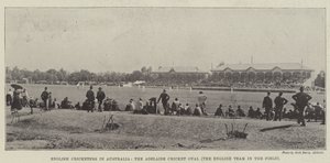 Angličtí hráči kriketu v Austrálii, Adelaide Cricket Oval, anglický tým v poli od English Photographer