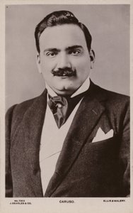 Enrico Caruso , italský tenor (1873-1921) od English Photographer