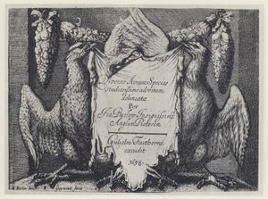 F Barlow, Diversae avium species, G Faithorne 1658 (č. foto) od English Photographer