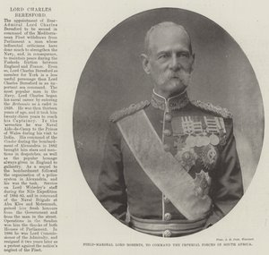 Polní maršál Lord Roberts, aby velel imperiálním silám v Jižní Africe od English Photographer