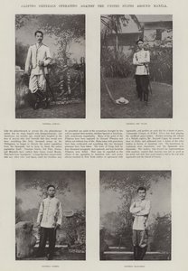 Filipínští generálové operující proti Spojeným státům kolem Manily od English Photographer