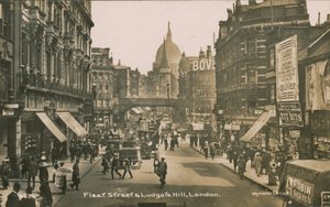 Fleet Street a Ludgate Hill, Londýn od English Photographer