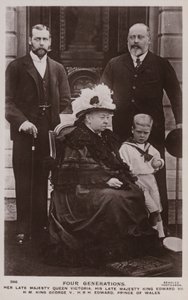 Čtyři generace britské královské rodiny od English Photographer