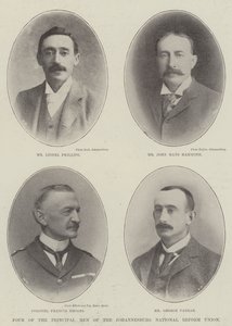 Čtyři z hlavních mužů Johannesburgské národní reformní unie od English Photographer