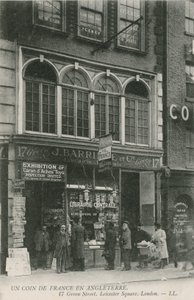 Francouzské knihkupectví, 17 Green Street, Leicester Square, Londýn od English Photographer