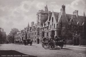Přední Balliol College, Oxford od English Photographer