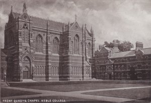 Přední čtyřúhelník a kaple, Keble College od English Photographer