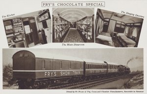 Fryův čokoládový speciální vlak (černobílá fotografie) od English Photographer