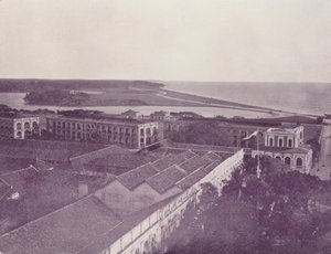 Galle Face and Barracks, Colombo, Ceylon od English Photographer