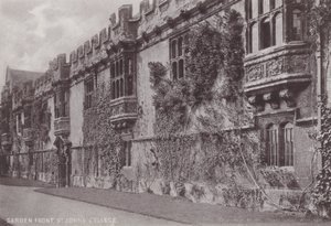 Garden Front St Johns College od English Photographer